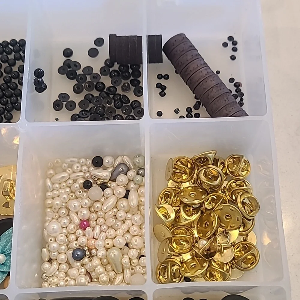 Craft box and random craft beads included
